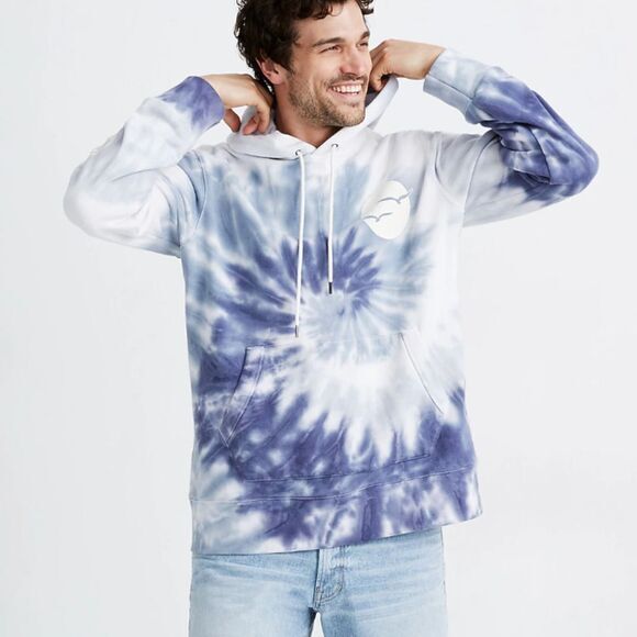 NEW Madewell x Free & Easy Tie-Dye‎ Hoodie Sweatshirt, XS - Picture 1 of 16